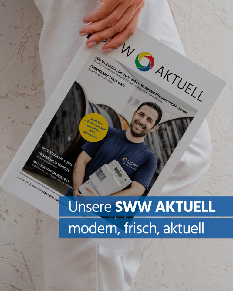 Bild der sww aktuell Zeitschrift